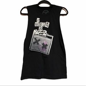 5 seconds of summer sleeve tank top Sz M